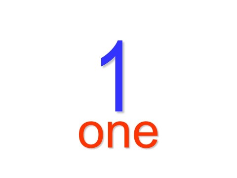 one