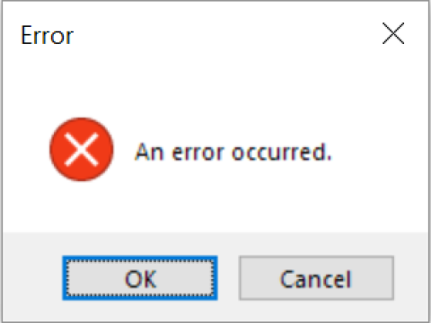 error