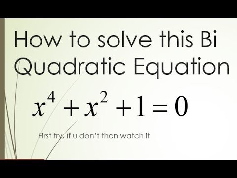 biquadratic