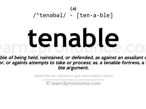 tenable