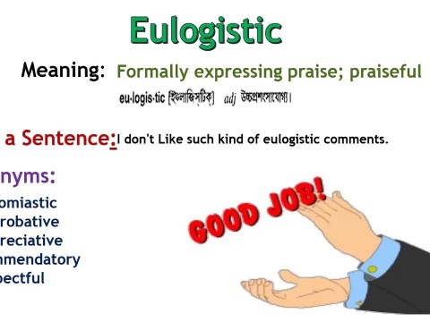 eulogistic