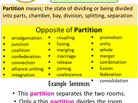 partitioned