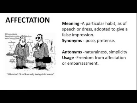 affectation