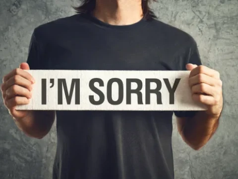 apologize